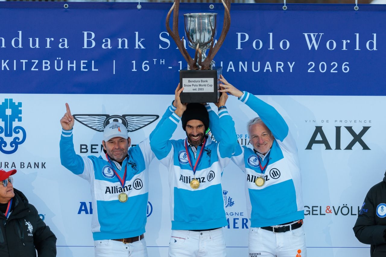 PRENSA POLO: Allianz, the 2026 champion of the Bendura Bank Snow Polo World Cup in Kitzbühel