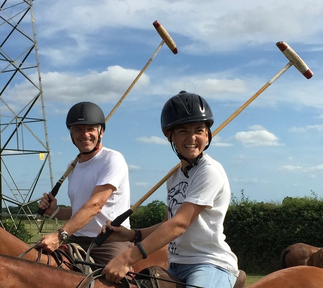 Where it all began… Philipp and Pierandrea's first polo lesson 