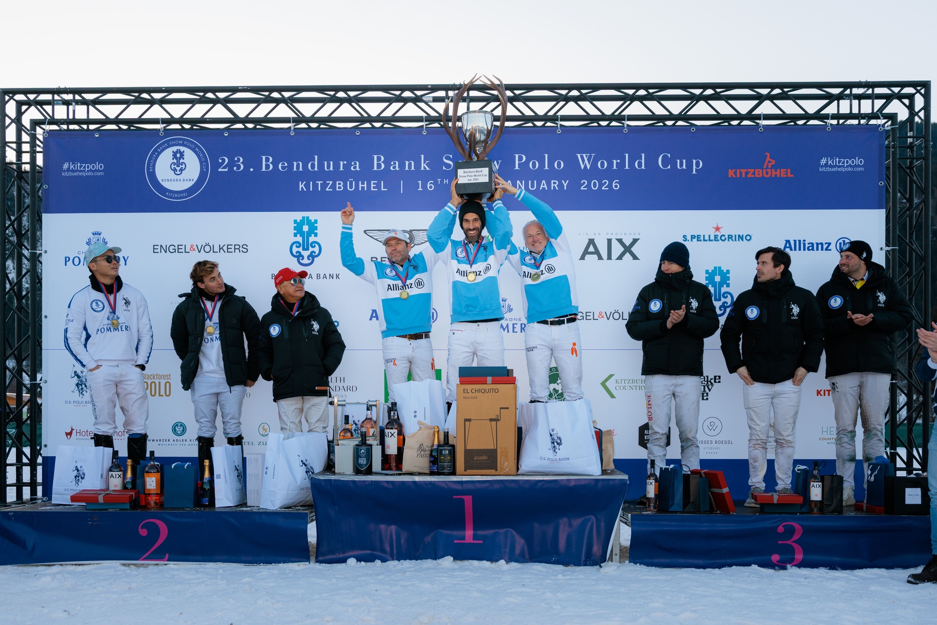 Standing Rock Wins at Kitzbühel Snow Polo playing as Team Allianz 